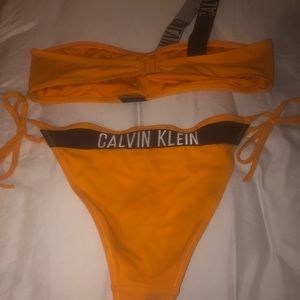 Calvin Klein-Intense Power Logo Bikini Set🧡